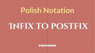 Data Structure Polish Notation part 1 Infix to Postfix Bangla Tutorial Procodist