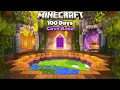 I Spent 100 Days Building The Ultimate Cave Base in Minecraft