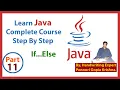 Learn Java Complete Course Step By Step If Else By Ponnuri Gopie Krishna Part - 11