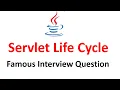 Servlet Life Cycle in detail explanation - Advance Java