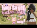 How to Get CUTE CUSTOM FONTS in Adopt Me Easy Tutorial
