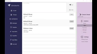 Classmate - Class Management Desktop App Demo JavaFX Object Oriented Programming Project