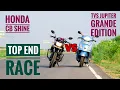 Download Lagu HONDA CB SHINE vs TVS JUPITER GRANDE EDITION | DRAG RACE |