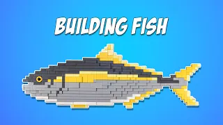 Building Fish for Stop-Motion Animation: Timelapse 🐟🎥