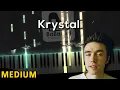 Download Lagu Krystal - Matt Maltese | MEDIUM Piano Tutorial