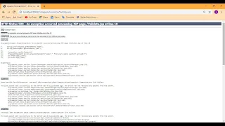 HTTP Status 500- An Exception Occurred Processing JSP Page  | When Show Invalid User Id or Password