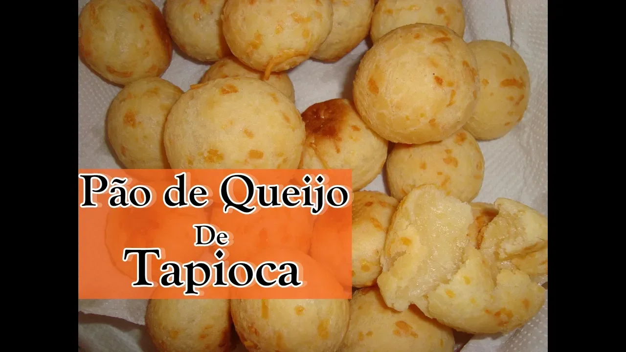 PÃO DE QUEIJO DE FRIGIDEIRA, FEITO COM FÉCULA DE MANDIOCA. 