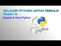 Belajar python untuk pemula 1-B Sejarah Versi Python