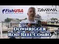 Downrigger Rod and Reel combo for Great Lakes Salmon and Trout Fishing