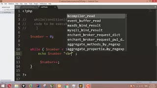 PHP Tutorials for Beginners 29 - While loop in PHP