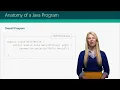 Core parts to write a java program class main method and statements