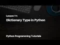 Python Programming Tutorials - 11