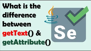 getText and getAttribute in Selenium