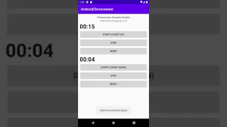 Chronometer example Kotlin