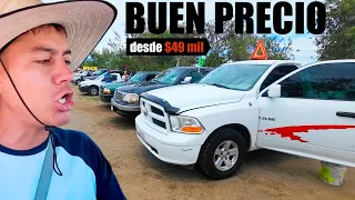 Great prices on trucks starting at 49 000 pesos at the 4 Caminos Puebla Auto Market