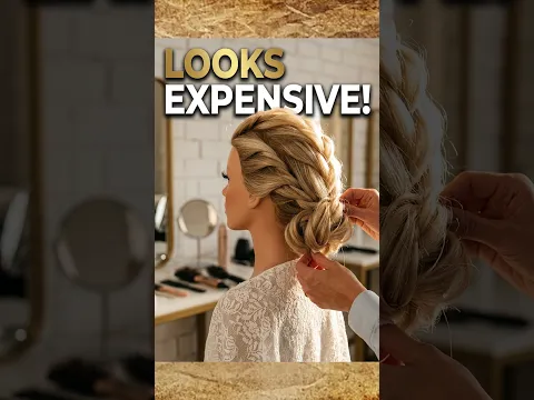 Wedding Guest Hair That Looks Expensive #weddinghairstyle #braids #updo