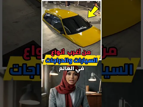 من أغرب السيارات والدراجات في العالم  !!🤯
