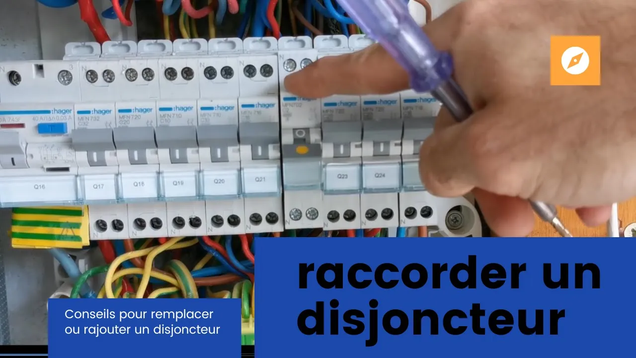 Changer un disjoncteur Hager sur un tableau existant