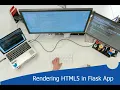 Python with Flask How to Render HTML Page in Flask Application