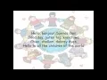 Hello to all the children of the world lyrics
