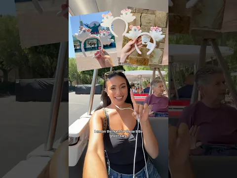 Shop with me for DISNEYLAND GHOST EARS?! 👻🎀🧡 #disney #disneylandparis