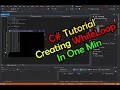 C C Sharp Tutorial WhileLoop In One Min Console APP