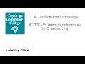 IT 2750 - Installing Pillow