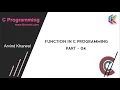 Function Programs Function in C Programming Part - 4