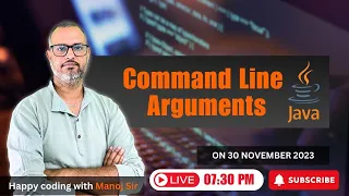 9 Command line arguments in java Command line arguments in java in Hindi Command line arguments