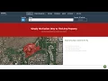 How to find maps and assessor property information with a street address