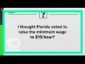 Florida s minimum wage is going up But it won t reach 15 until 2026
