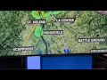 Early storms improved air quality and weekend forecast