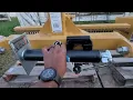 Harbor Freight trailer tongue jack on landscape rake