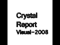 Create Crystal Report Visual studio 2008 Basic