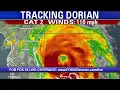 TRACKING DORIAN The 11 p m update on Hurricane Dorian