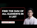 Java Stream API Find Sum of All Elements in a List CSwithVK