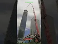 Download Lagu 250 meters long concrete pump #construction #highrise #tall building #skyscraper