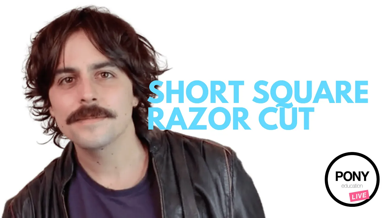 Short Square Razor Cut inspired by George Harrison - Pony Education