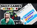 Weekly Squardle and other Daily Wordle-like games - Jan 31 2025