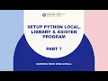 Algoritma Pemrograman dengan Python Part 7 Setup lokal