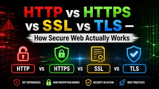 HTTP vs HTTPS vs SSL vs TLS Explained How Secure Web Actually Works