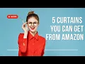 TIKTOK MADE ME BUY IT Best Curtains Amazon Must Have How To Get Click Description