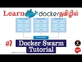 Docker in Tamil - 07 Docker Swarm Tutorial Docker Tutorial for Beginners