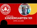 CGCSC Kindergarten 101 - 2025