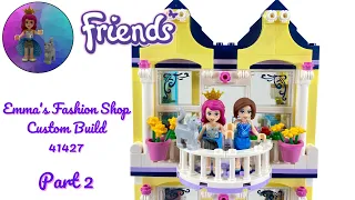 How to Build Emma’s Fashion Shop MOC Custom Build 41427 part 2