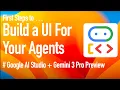 Building a Professional Chat User Interface for your Agents First Steps