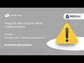 Things to Watch Out for When Implementing AI