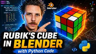 I Used Code To Create a Rubik s Cube in Blender 3d