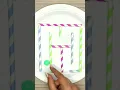 How to make a PAPER STRAW MAZE