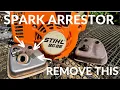 STIHL BG86 Blower New Arrestor Removal